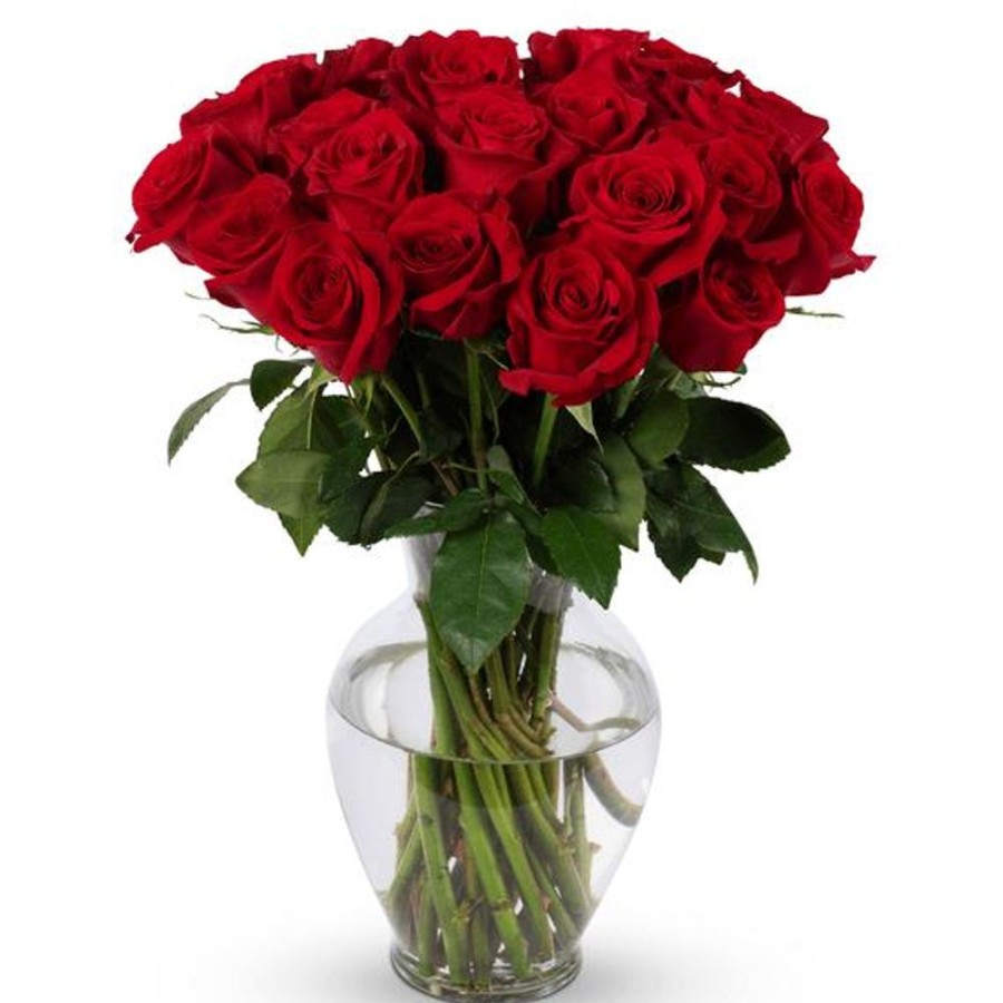 Home Designer Choice Flowers | Life Is Good Roses With Vase Miscellaneous