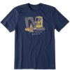 Men Life is Good Graphic Tees | Men'S Gopher Smooth Operator Crusher Tee Darkest Blue