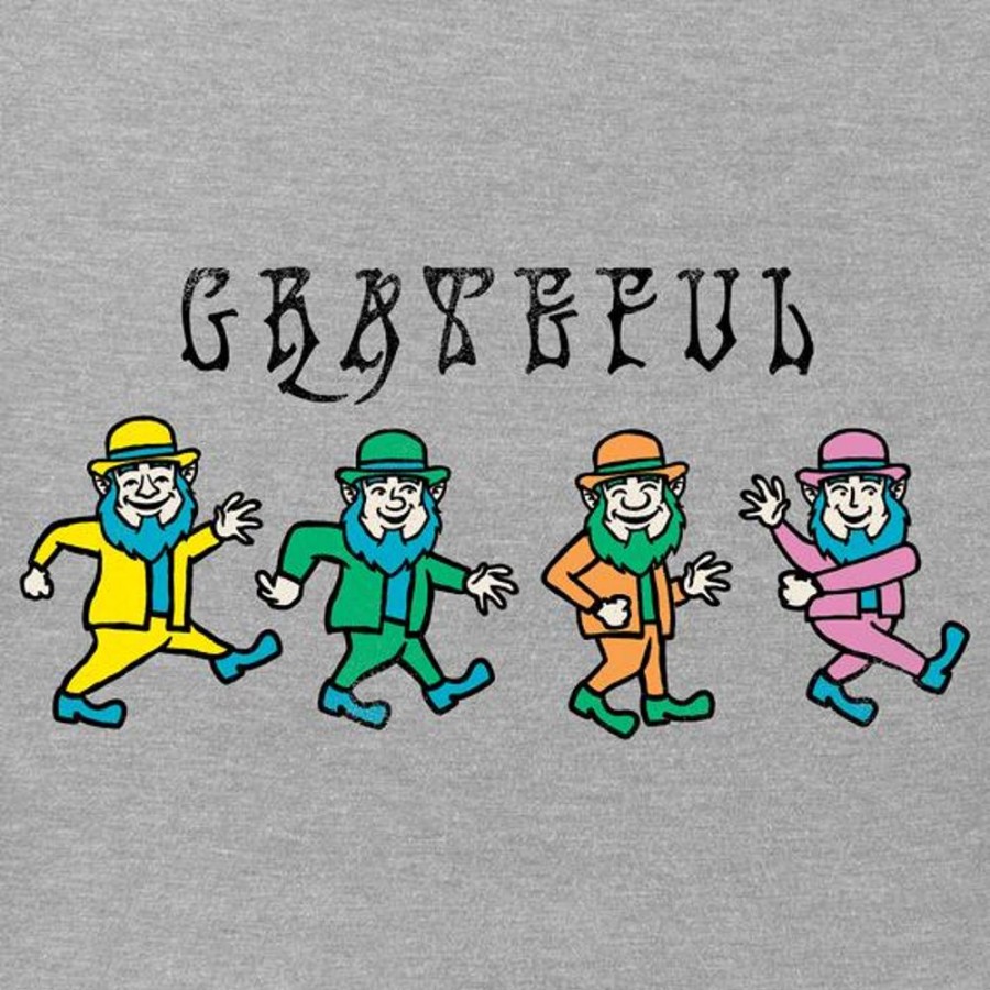 Kids Life is Good Graphic Tees | Kids Grateful Leprechauns Crusher Tee Heather Gray