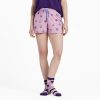 Women Life is Good Sleepwear | Women'S Hearts And Paws Pattern Snuggle Up Sleep Short Violet Purple