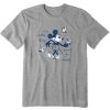 Men Life is Good Graphic Tees | Men'S Watercolor Willie Every Little Thing Short Sleeve Tee Heather Gray