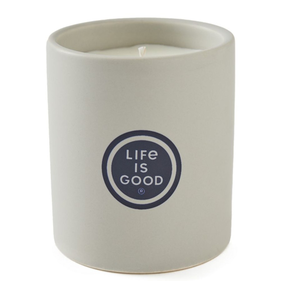 Home A Cheerful Giver Candles | Hibiscus Beach Chairs With Dog 12Oz Ceramic Soy Candle Bone