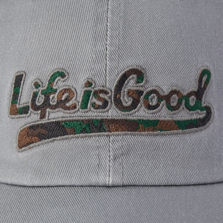 Women Life is Good Hats | Camo Tailwhip Chill Cap Slate Gray