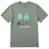 Men Life is Good Graphic Tees | Men'S Fall Vista Hike Crusher Tee