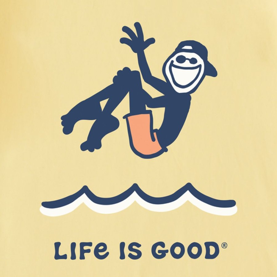 Kids Life is Good Graphic Tees | Kids Jake Cannonball Crusher Tee Sandy Yellow