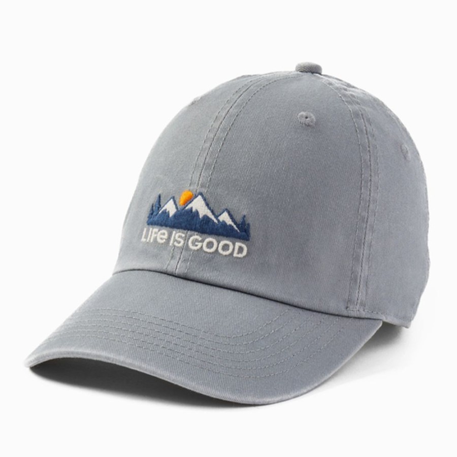 Women Life is Good Hats | Lig Mountains Chill Cap Slate Gray