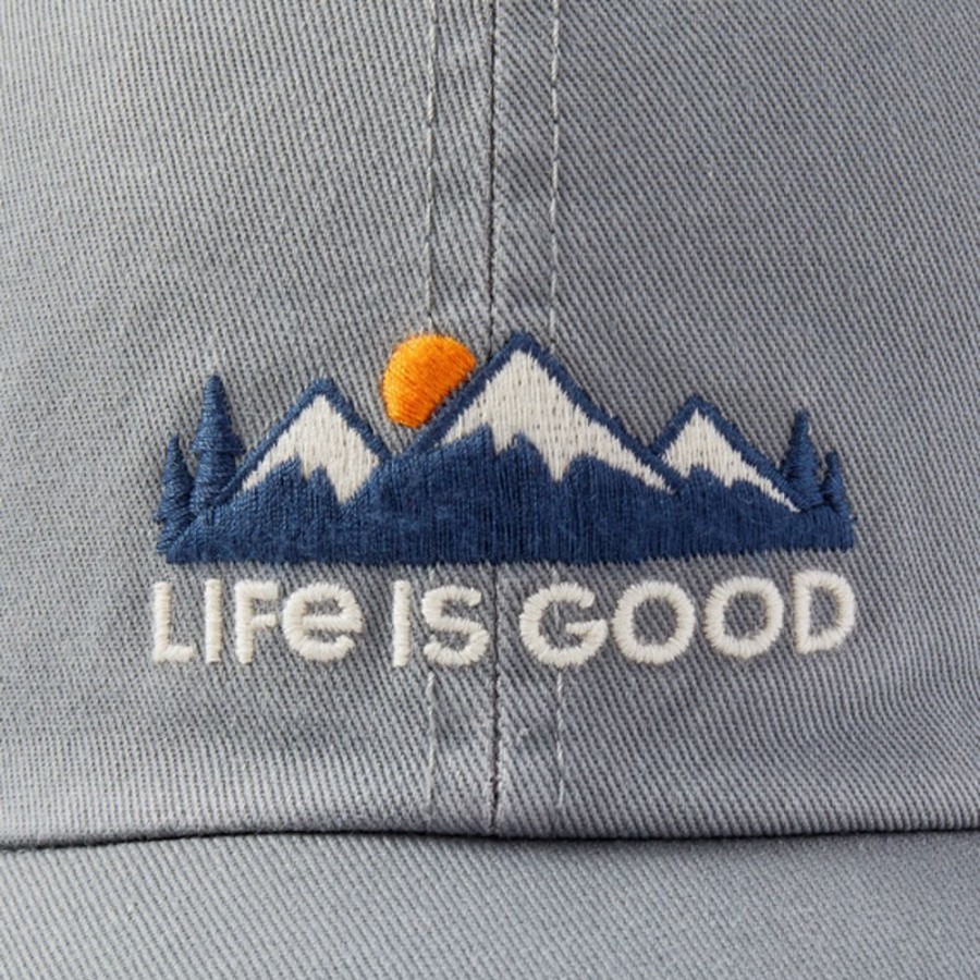 Women Life is Good Hats | Lig Mountains Chill Cap Slate Gray