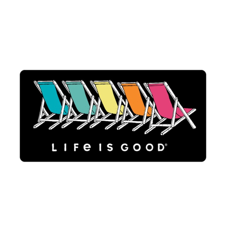 Home Life is Good Stickers & Magnets | Chair Spectrum Small Die Cut Decal Jet Black