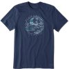 Men Life is Good Graphic Tees | Men'S We Are Stardust Crusher Tee Darkest Blue