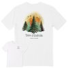 Men Life is Good Graphic Tees | Men'S Take It Outside Watercolor Trees Short Sleeve Tee Cloud White