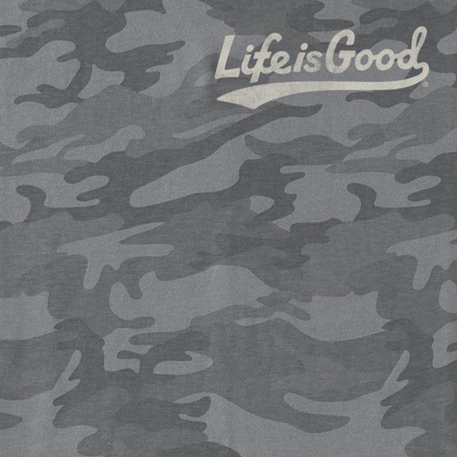 Women Life is Good Sweatshirts & Hoodies | Women'S Lig Ballyard Distress Simply True Fleece Zip Hoodie Gray Camo