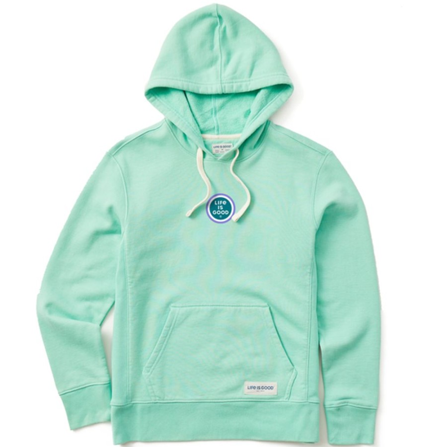 Women Life is Good Sweatshirts & Hoodies | Women'S Lig Coin Simply True Fleece Hoodie Spearmint Green