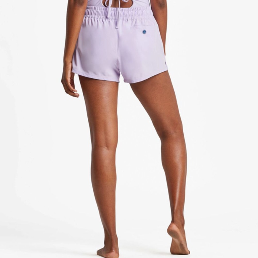 Women Inmocean Swimwear | Women'S Seashell Boardshort Lilac Purple