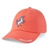 Kids Life is Good Hats | Kids Wild Child Unicorn Kids Chill Cap Mango Orange