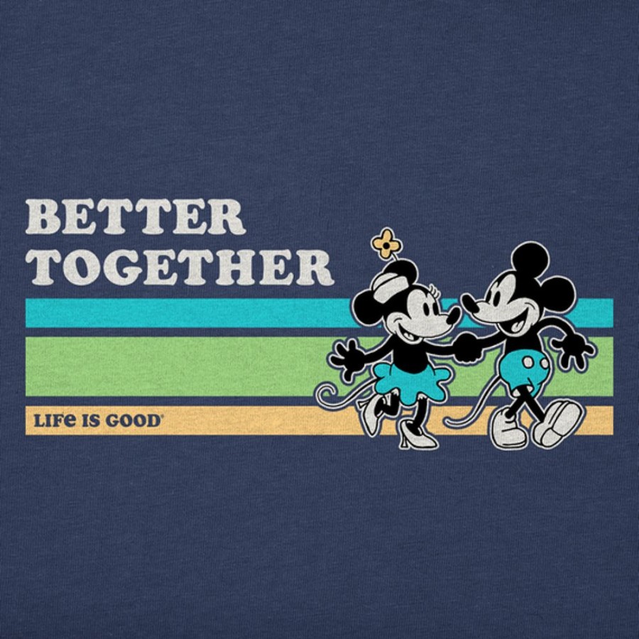 Kids Life is Good Graphic Tees | Kids Clean Better Together Willie Crusher Tee Darkest Blue