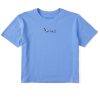 Women Life is Good Boxy Tees | Women'S Clean Walking Ducks Boxy Crusher Tee Cornflower Blue