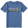 Kids Life is Good Graphic Tees | Kids Vintage Winnie & Friends Hike Crusher Tee Vintage Blue