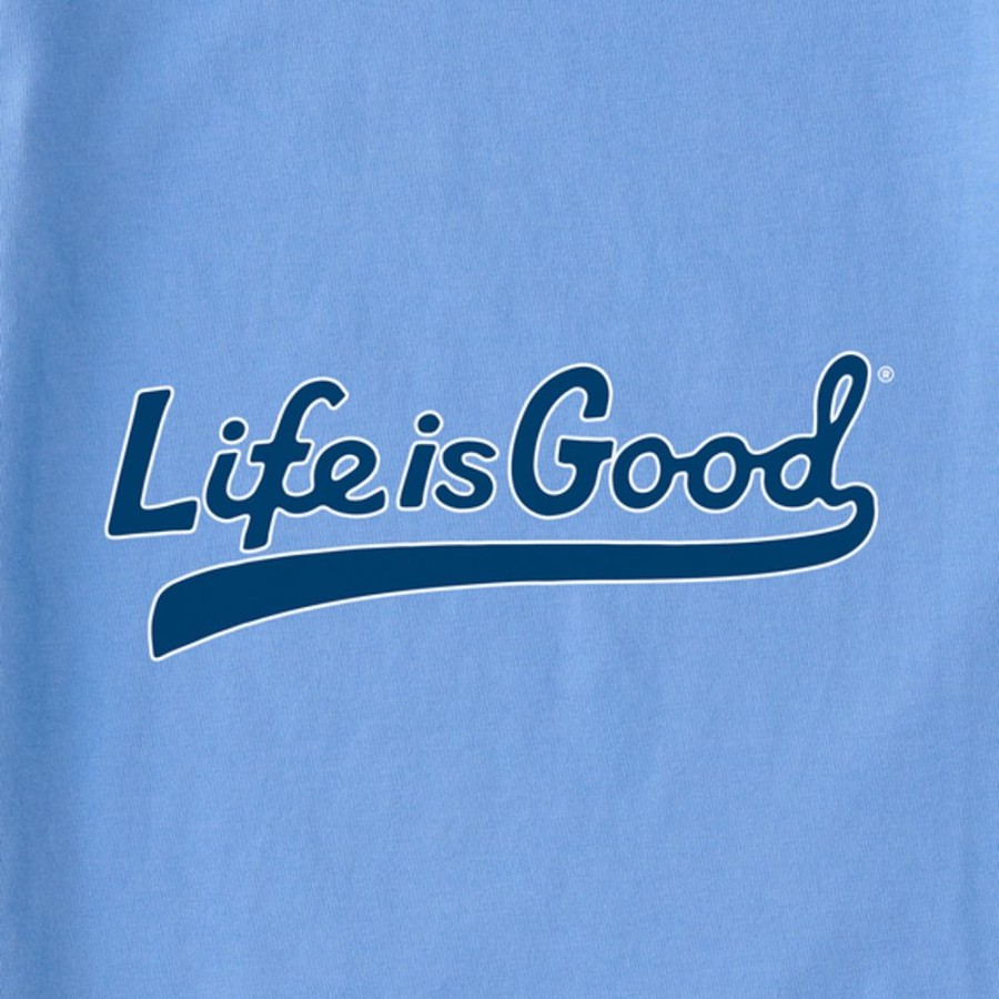 Women Life is Good Sweatshirts & Hoodies | Women'S Athletic Lig Ballyard Simply True Fleece Hoodie Cornflower Blue