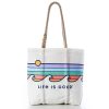 Women Sea Bags Bags, Backpacks & Totes | Sea Bags Wave Stripe Tote Cloud White