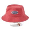 Women Life is Good Hats | Lig Vintage Oval Bucket Hat Faded Red