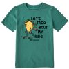 Kids Life is Good Graphic Tees | Kids Let'S Taco Bout My Ride Crusher Tee Spruce Green