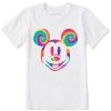 Kids Life is Good Graphic Tees | Kids Clean Tie Dye Willie Crusher Tee Cloud White