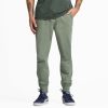 Men Life is Good Lounge & Sleepwear | Men'S Solid Simply True Fleece Jogger Moss Green