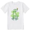 Kids Life is Good Graphic Tees | Kids Irish Spring Clover Dog Crusher Tee Cloud White