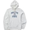 Men Life is Good Sweatshirts & Hoodies | Men'S Positive State Simply True Fleece Hoodie Light Heather Gray