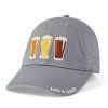 Women Life is Good Hats | Diversified Portfolio Beer Chill Cap Slate Gray