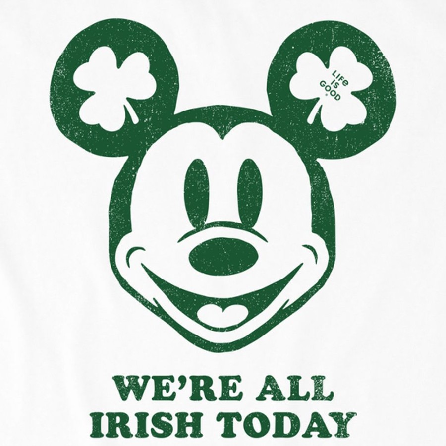 Kids Life is Good Graphic Tees | Kids Clean We'Re All Irish Today Willie Crusher Tee Cloud White