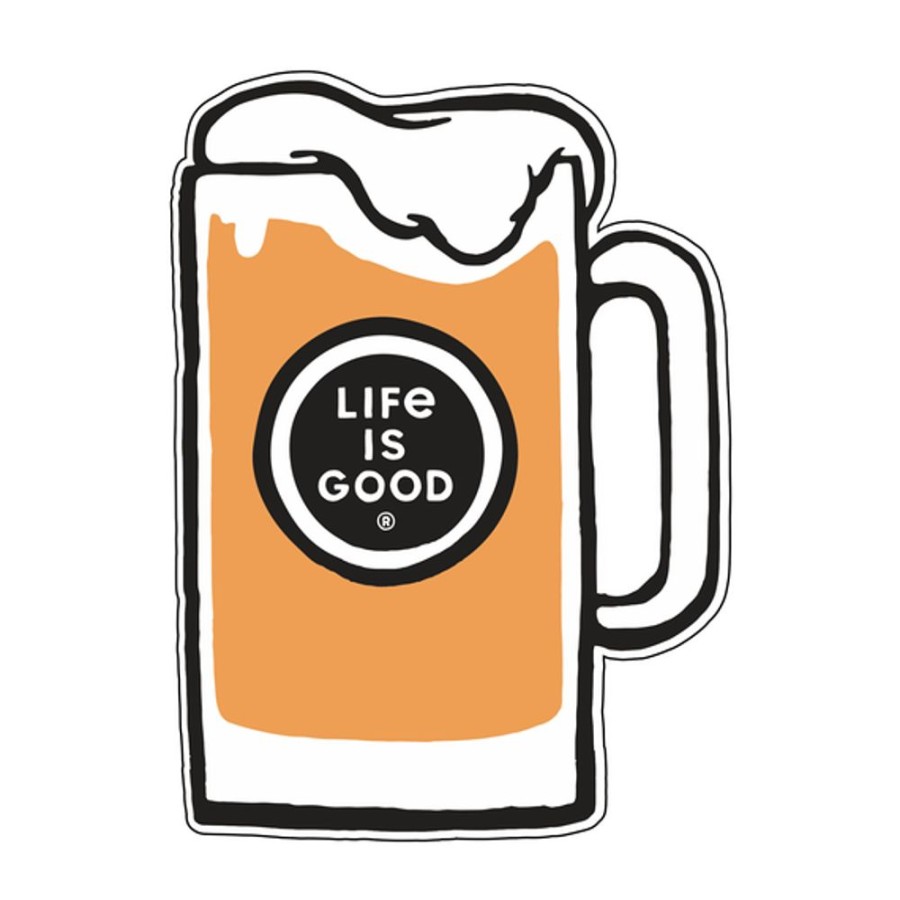 Home Life is Good Stickers & Magnets | Papa Beer Die Cut Sticker Cloud White