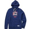 Men Life is Good Sweatshirts & Hoodies | Men'S Clean Dad Crest Simply True Fleece Hoodie Darkest Blue