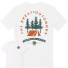 Men Life is Good Graphic Tees | Men'S Great Outdoors Short Sleeve Tee Cloud White