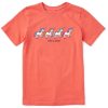 Kids Life is Good Graphic Tees | Kids Naive Unicorn Rally Crusher Tee Mango Orange