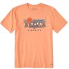 Men Life is Good Graphic Tees | Men'S Simplify Camper Crusher Tee Canyon Orange