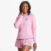 Women Inmocean Swimwear | Women'S Flip Flops Long Sleeve Rashguard Happy Pink