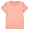 Women Life is Good Graphic Tees | Women'S Solid Active Tee Mango Orange