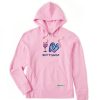 Women Life is Good Sweatshirts & Hoodies | Women'S Tie Dye Wine And Flip Flops Simply True Fleece Hoodie Happy Pink