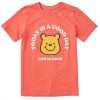 Kids Life is Good Graphic Tees | Kids Vintage Today Is A Good Day Winnie Crusher Tee Mango Orange