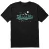 Men Life is Good Graphic Tees | Men'S Unplug In The Outdoors Short Sleeve Tee Jet Black