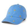 Women Life is Good Hats | Sunflower Pattern Chill Cap Cornflower Blue