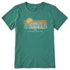 Women Life is Good Graphic Tees | Women'S Camp More Camper Crusher Tee Spruce Green