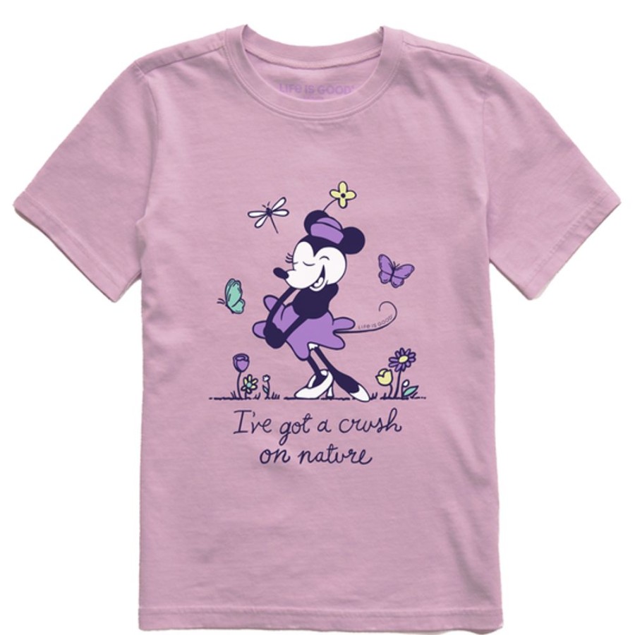 Kids Life is Good Graphic Tees | Kids Clean Steamboat Miss Willie Crush Crusher Tee Violet Purple