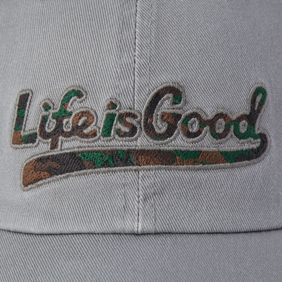 Men Life is Good Hats | Camo Tailwhip Chill Cap Slate Gray