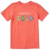 Kids Life is Good Graphic Tees | Kids Tie Dye Grateful Winnie Crusher Tee Mango Orange