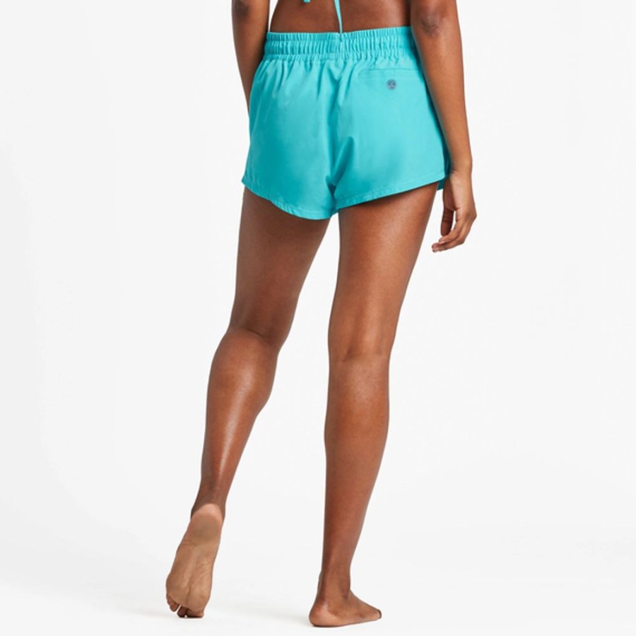 Women Inmocean Swimwear | Women'S Sea Turtle Boardshort Island Blue