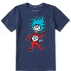 Kids Life is Good Graphic Tees | Kids Thing 4 Crusher Tee Darkest Blue