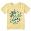 Kids Life is Good | Toddler Bug Life Is Good Crusher Tee Sandy Yellow