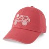 Men Life is Good Hats | Tribal 4X4 Chill Cap Faded Red